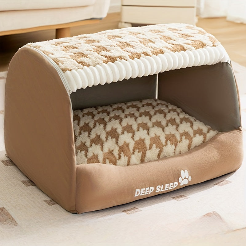 Dog Houndstooth Dog Bed Large Size Extra