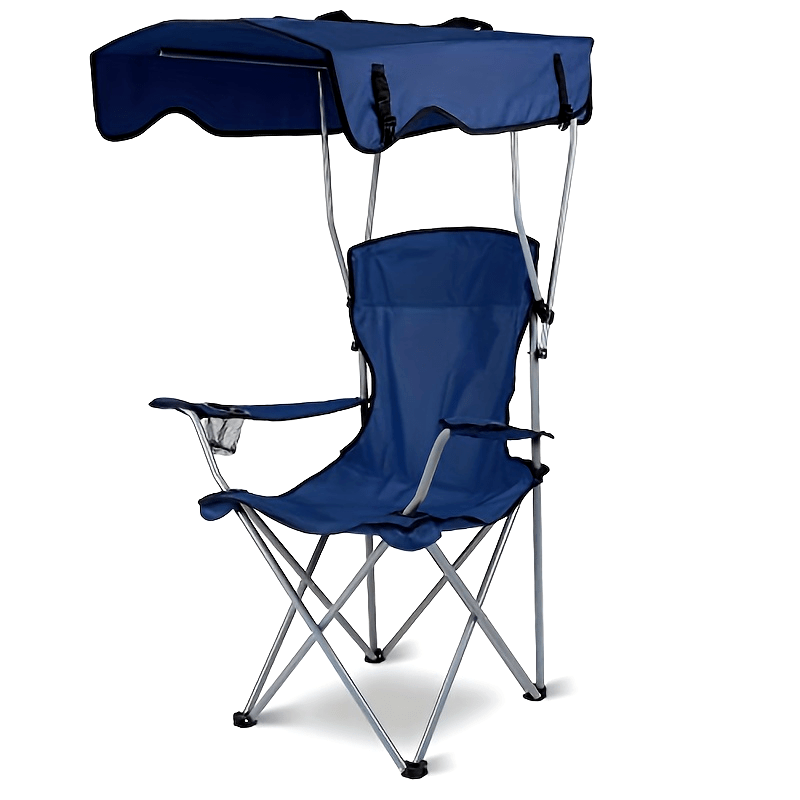 Outdoor supplies portable folding beach chair with shade