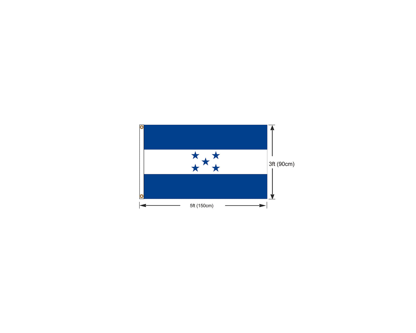 Honduras National Flag 91.44x152.4 cm