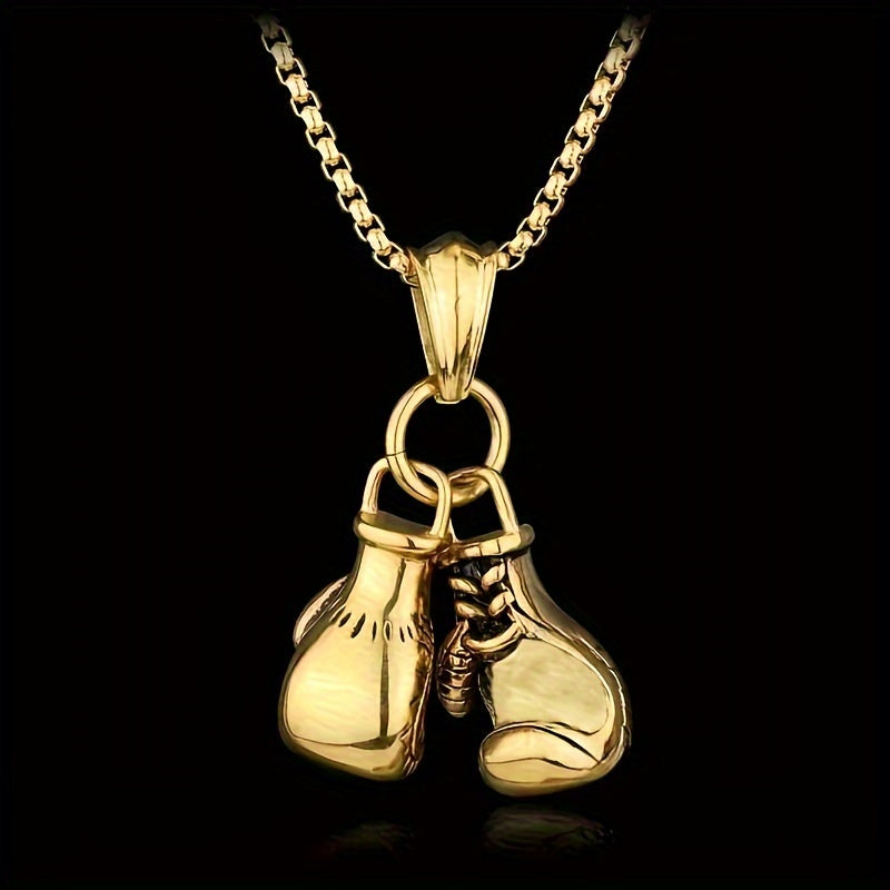 A Stylish Punk-style Hip-hop Boxing Glove Pendant Necklace