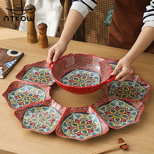 Set Vesele Ceramică Bohemian Floral
