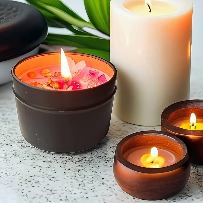 Lavender Candle - Aesthetic Fragrance Cute Purple Embedded Crystal