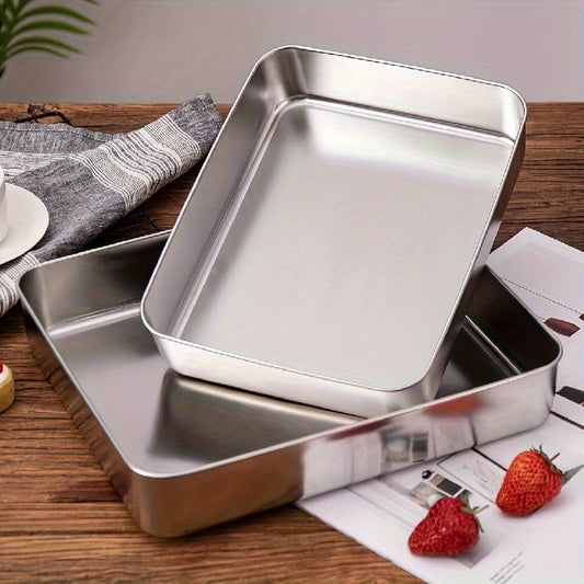Tavă Adâncă din Inox pentru Copt