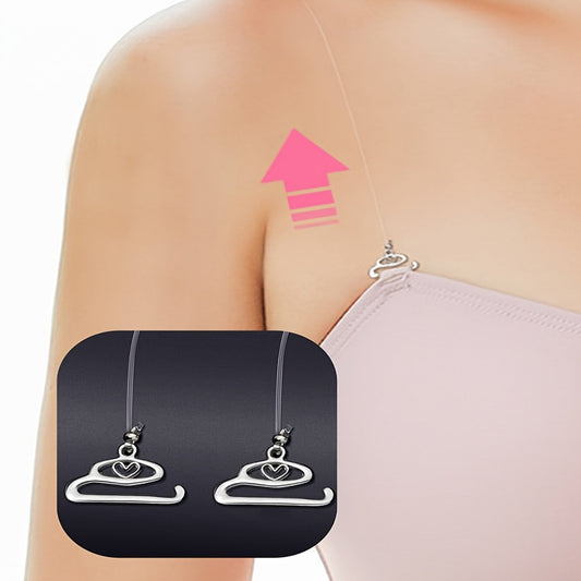 2pcs Elegant Transparent Invisible Bra Straps