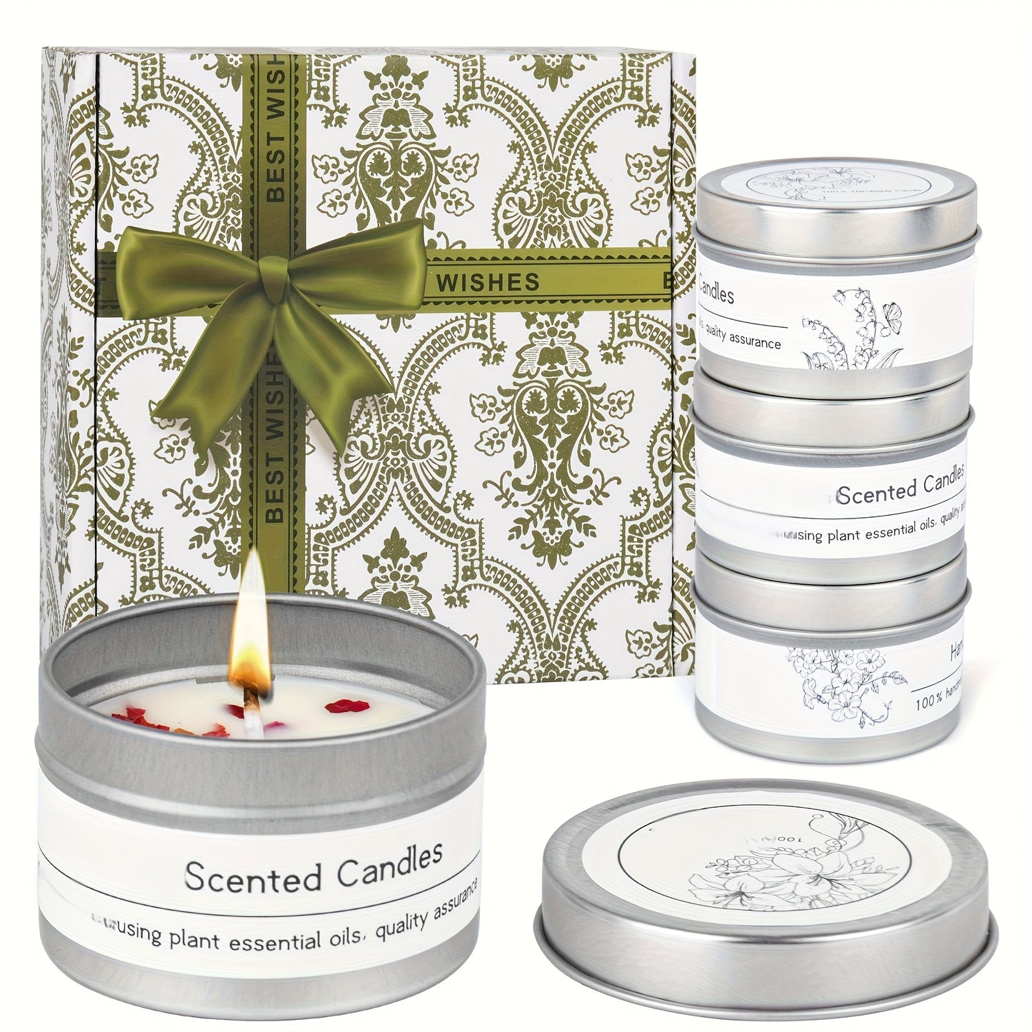 4pcs Scented Candle Gift Set