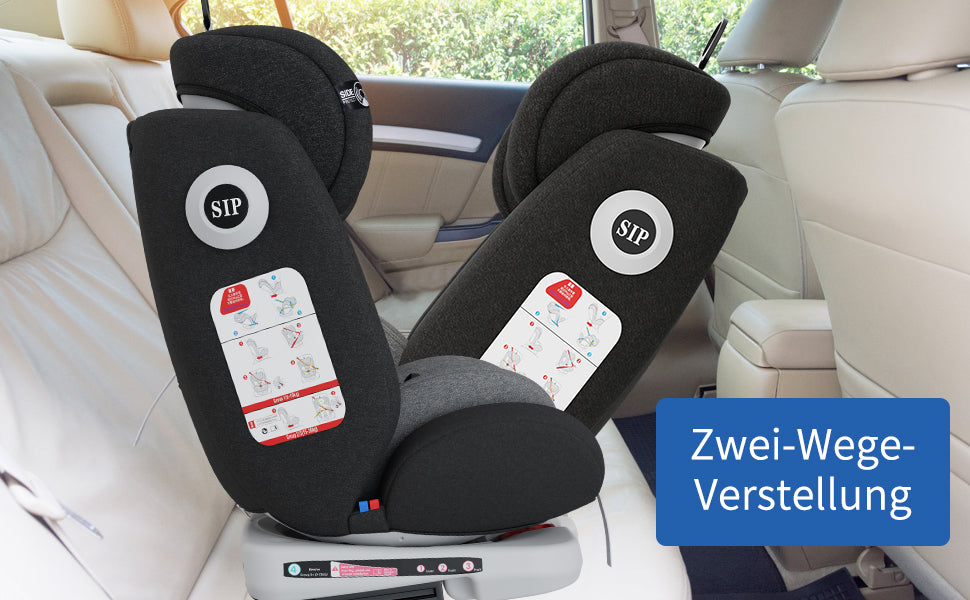 Child Baby Car Seat 360° Rotatable , Rest Position 5-Point Harness