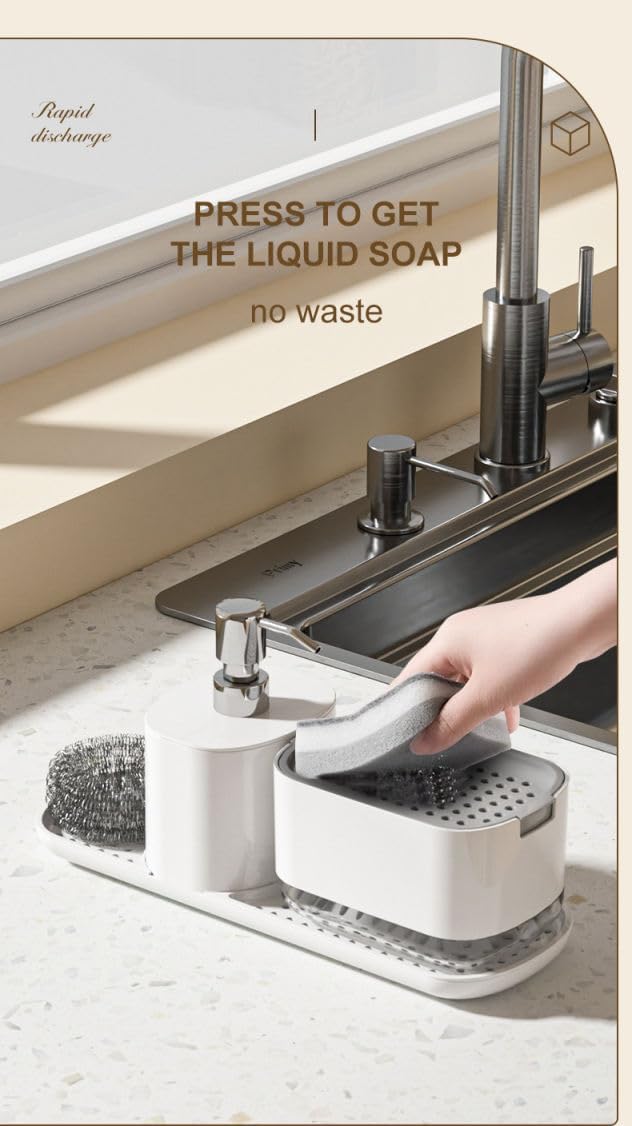 4-in-1 Kitchen Soap Dispenser Set