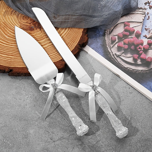 Set Elegant de Cuțit și Lopată din Oțel Inoxidabil