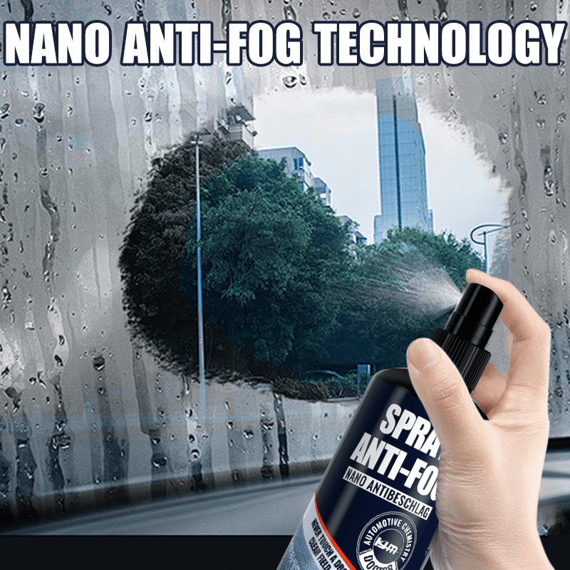 Spray Nano Anti-Ceață 100ml – Claritate Instantă pentru Geamuri și Oglinzi