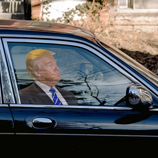 Funny Donald Trump Car Sticker, Cool Choice for Car Window Decoration, Personality