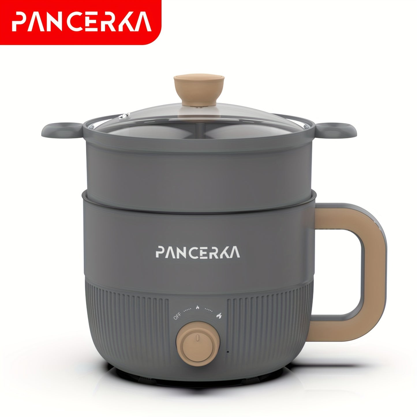 1.0L Multifunctional Non-Stick Steamer with Intelligent Mechanical Buttons
