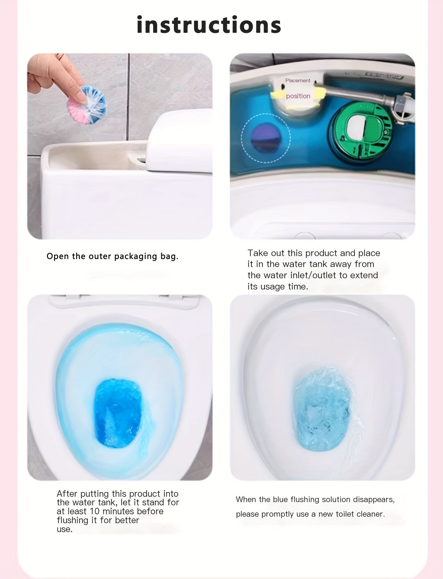 Pachet Repozabil Gel pentru Vasul de Toaletă