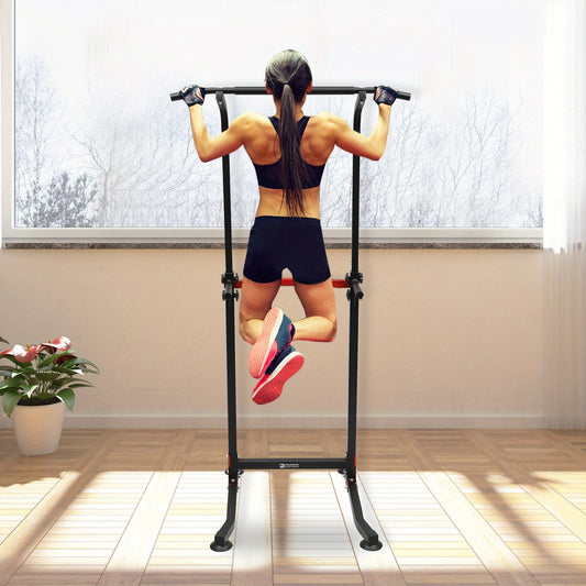 Dip Station Pull-Up Bar Fitness Power Tower
