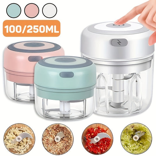 Electric Mini Food Chopper, 100/250ml Capacity