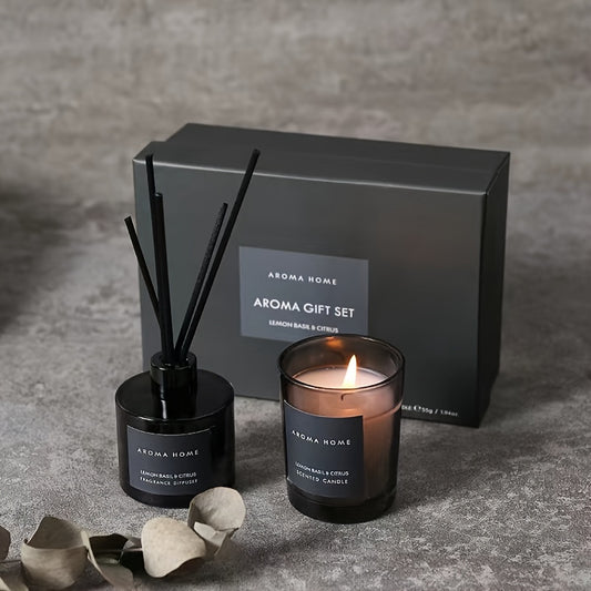 Four-color Gift Box Scented Candle No Fire
