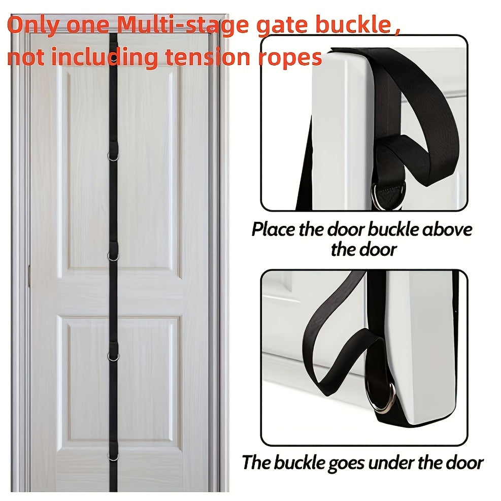 1 Multifunctional Home Fitness Elastic Resistance Band with Multi-Point Door Anchor