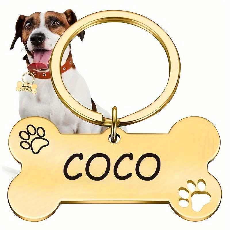 Customized Pet Tag [golden/Silvery]-C3