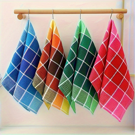 Set 4 Prosoape de Bucătărie Ultra-Absorbante din Bumbac