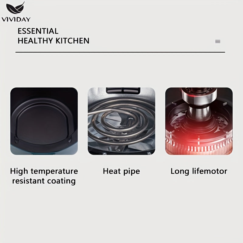 Electric Air Fryer, 4.5L Large Capacity