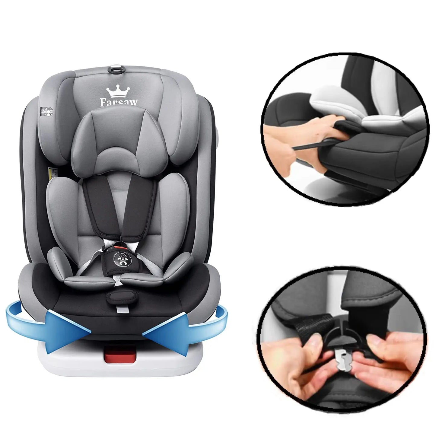 Child car seat/ baby car seat 0-36KG 0-12 Years