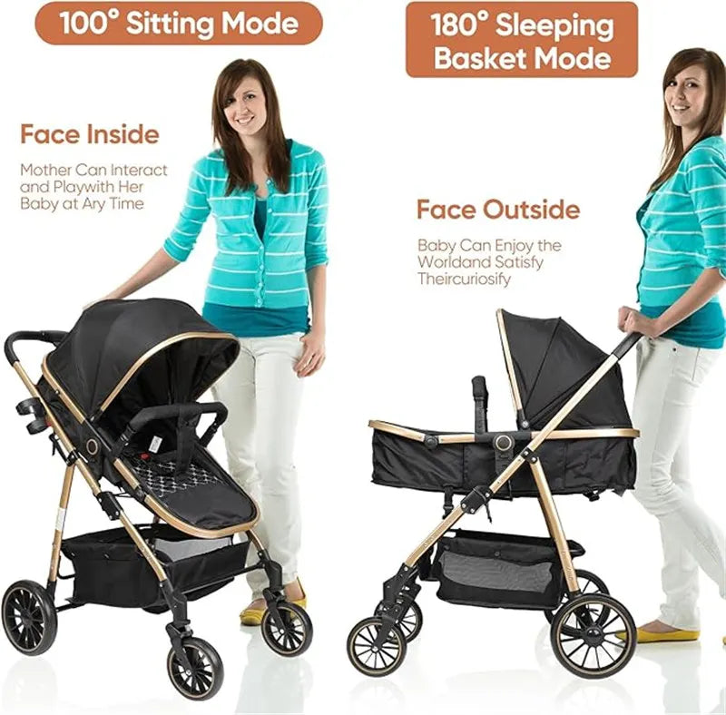 3 in 1 luxury stroller for baby