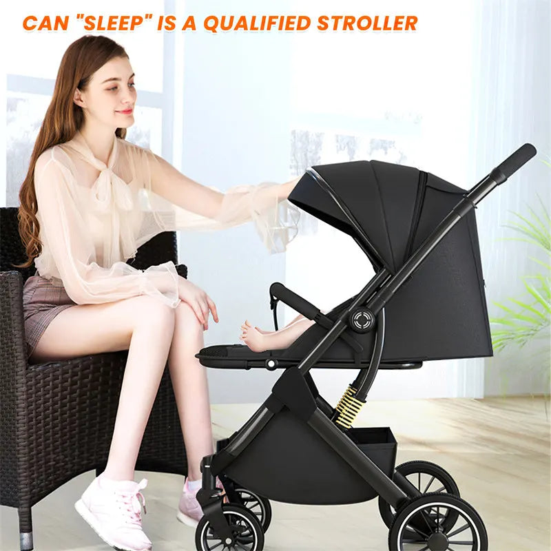 Luxury Baby Stroller, Portable Folk Prams