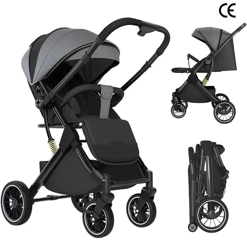 Luxury Baby Stroller, Portable Folk Prams