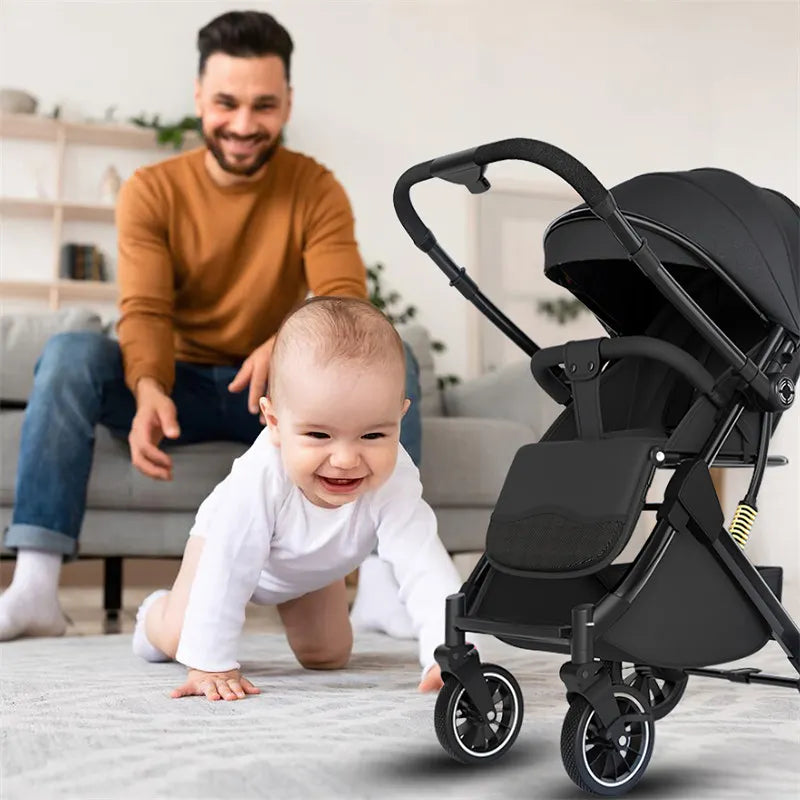 Luxury Baby Stroller, Portable Folk Prams