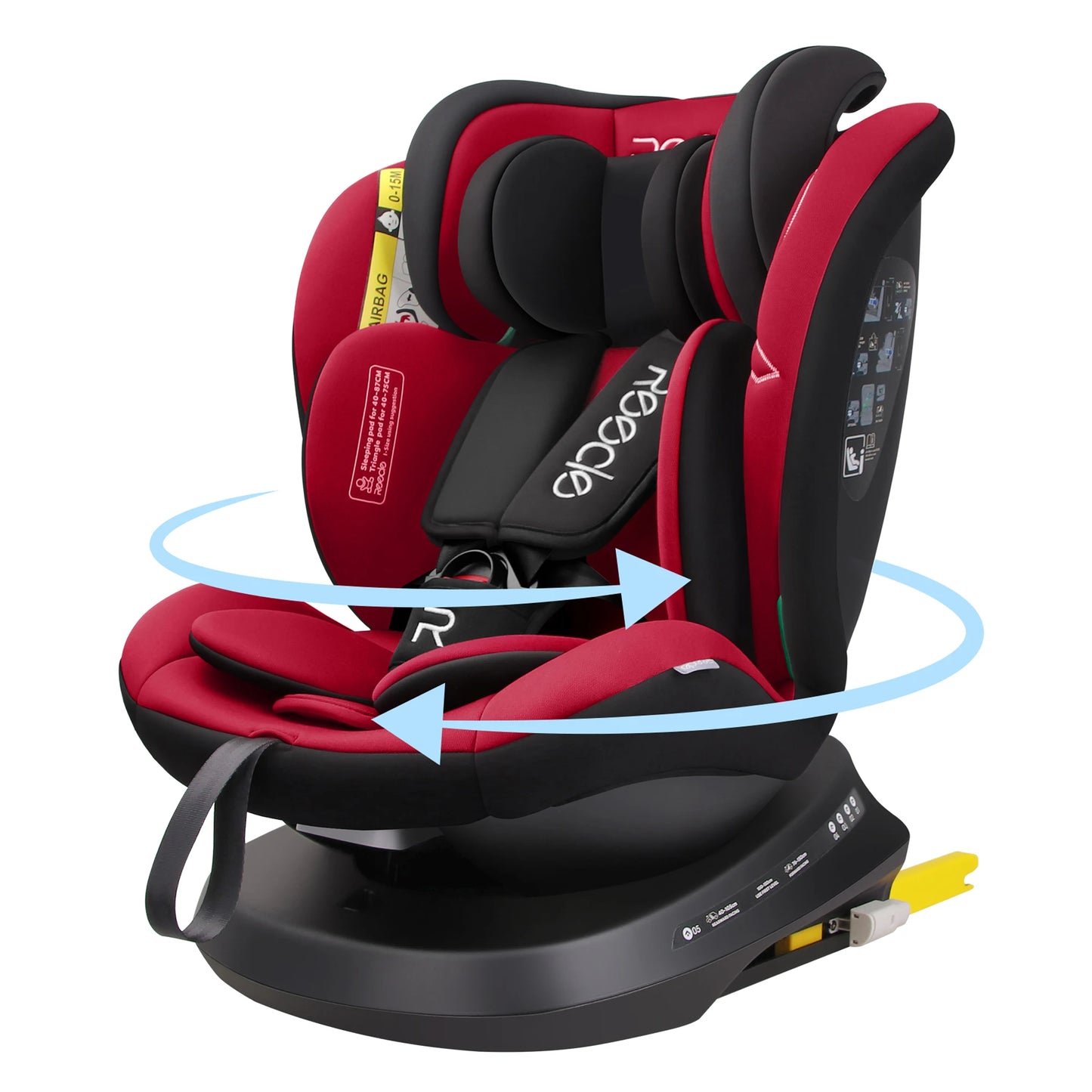 360 Swivel Baby Car Seat with ISOFIX, 40-150cm (Group 0+ 1/2/3, 0-36 kg)