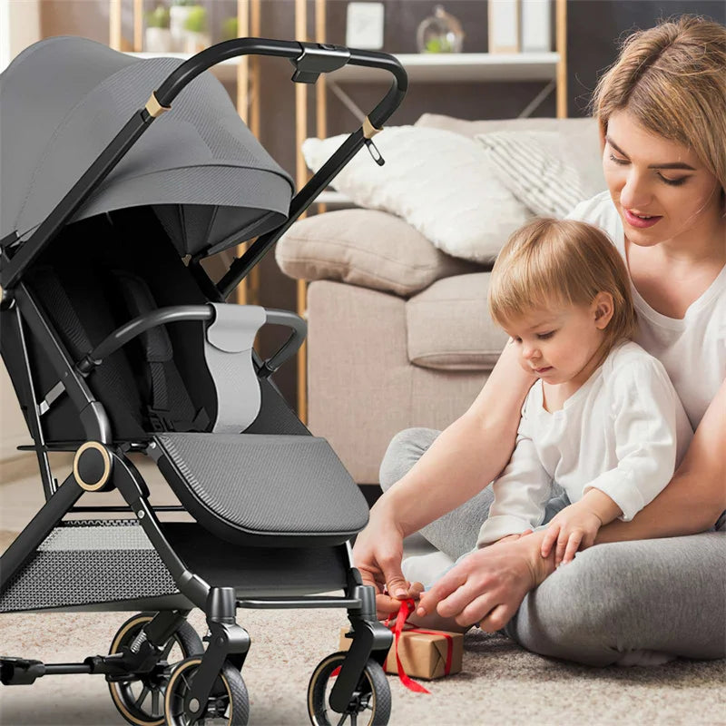 New Baby Stroller Can Sit and Lie