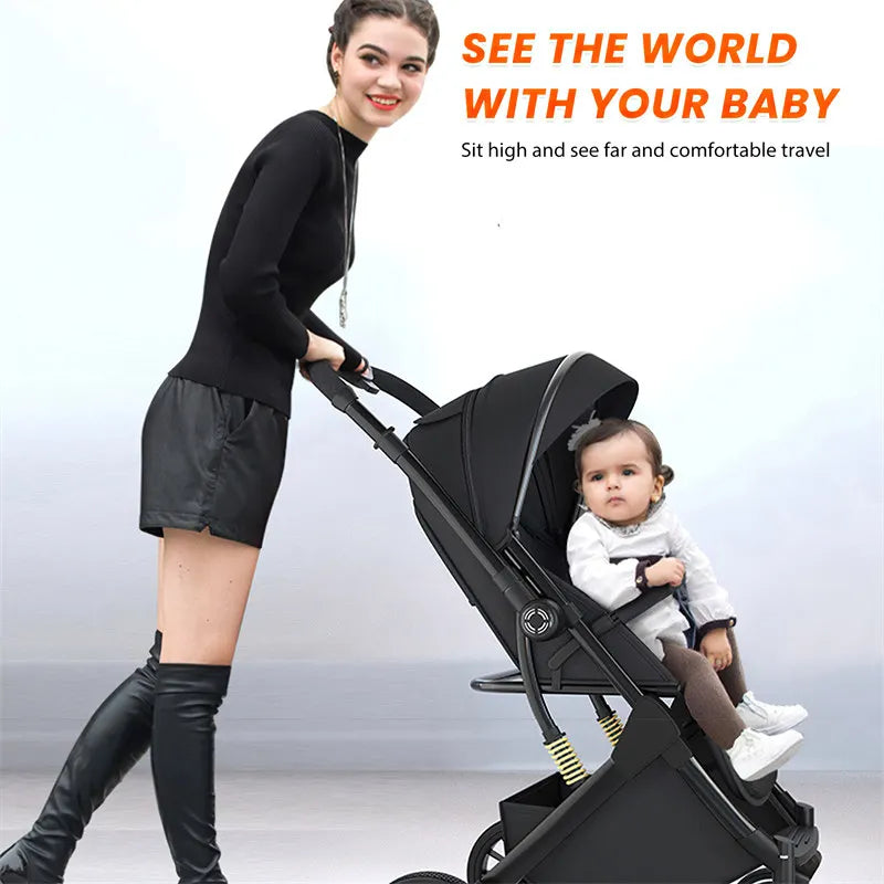 Luxury Baby Stroller, Portable Folk Prams