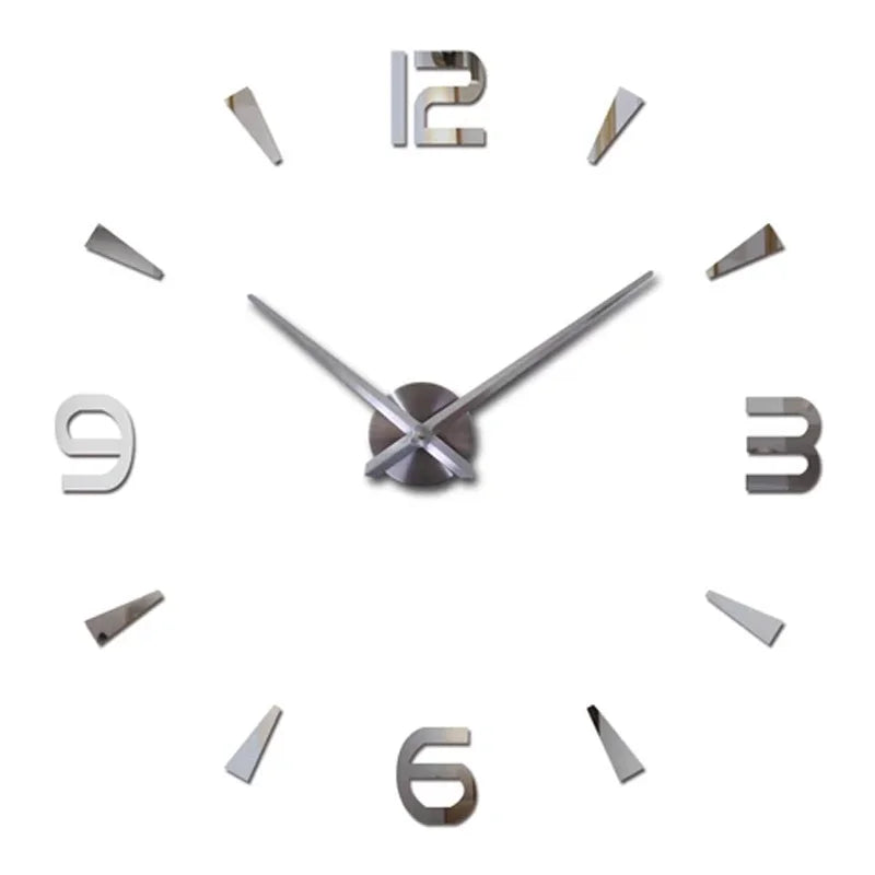 3D Large Wall Clock Quartz