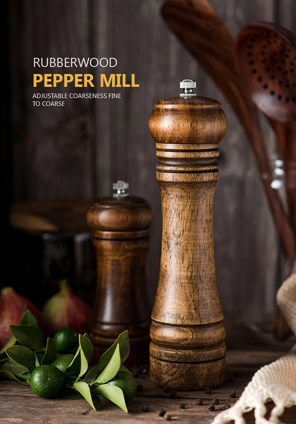 5" 8" 10"  Salt and Pepper Grinder