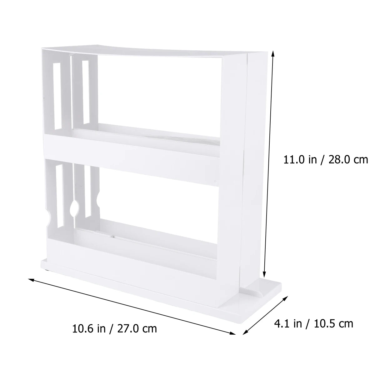 2 Layer Storage Kitchen Rotating Organize