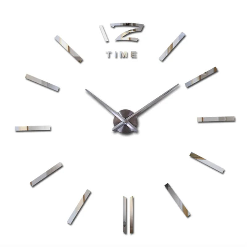 3D Large Wall Clock Quartz