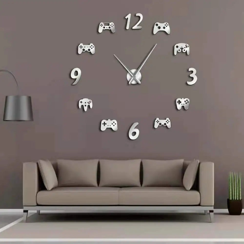 3D Large Wall Clock Quartz