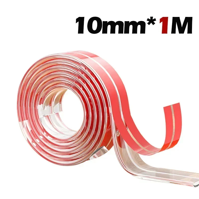 Transparent PVC Baby Protection Strip with Double-Sided Tape