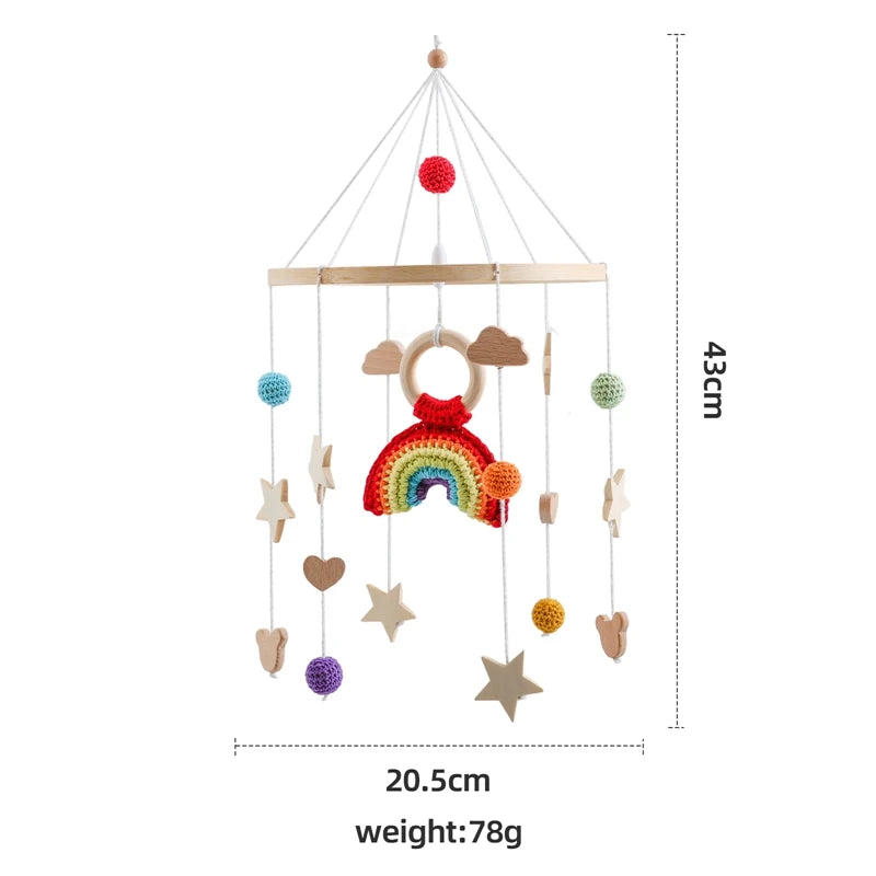 Baby Crib Mobile Bed Bell Rattle