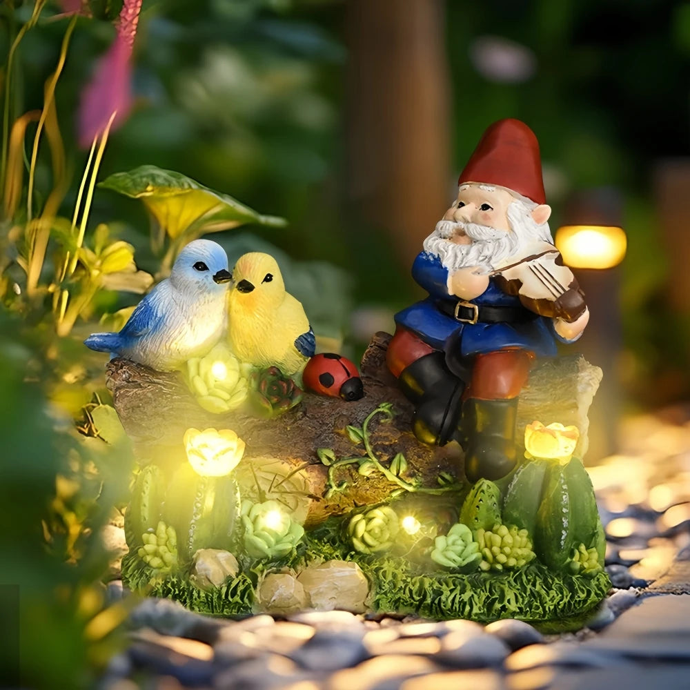 Outdoor Garden Gnome Solar Light