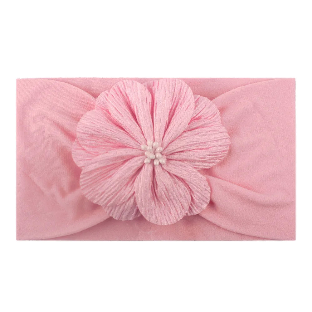 13 Colors Flower Baby Headband Soft and Elastic