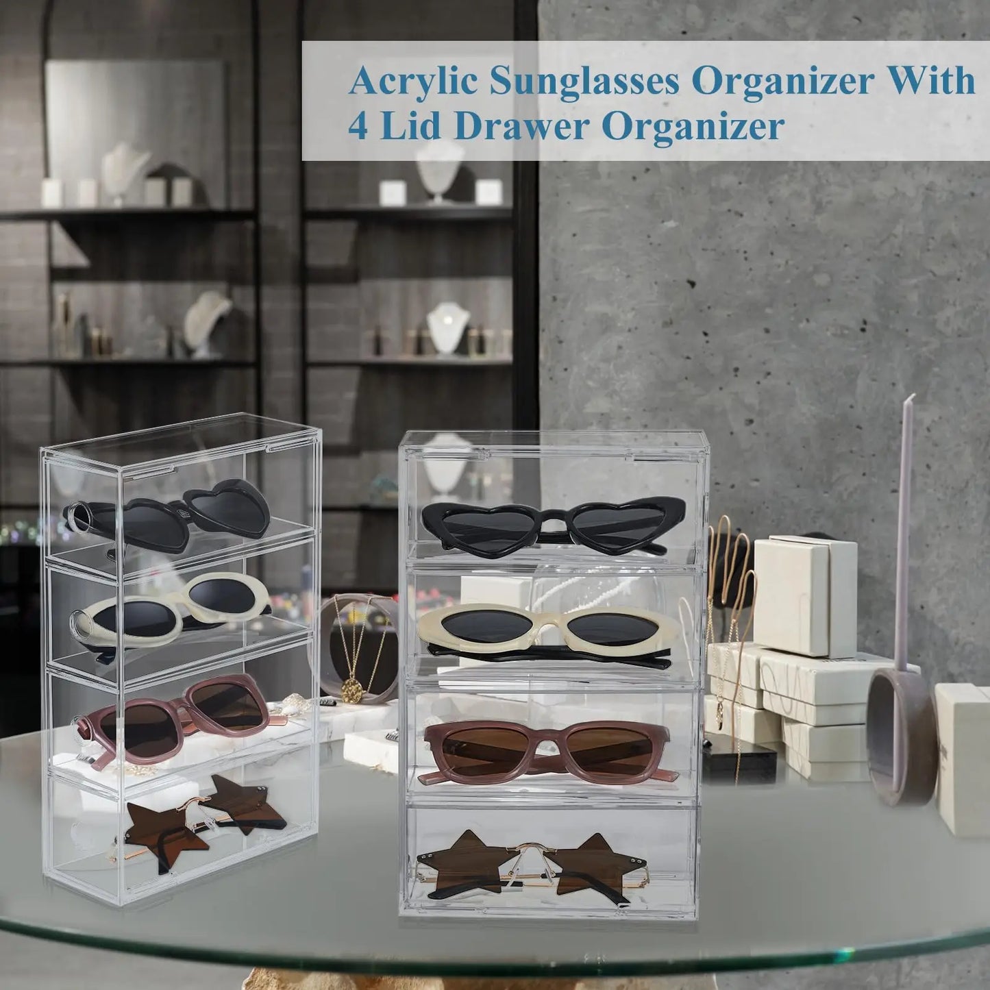 Acrylic Sunglass Organizer