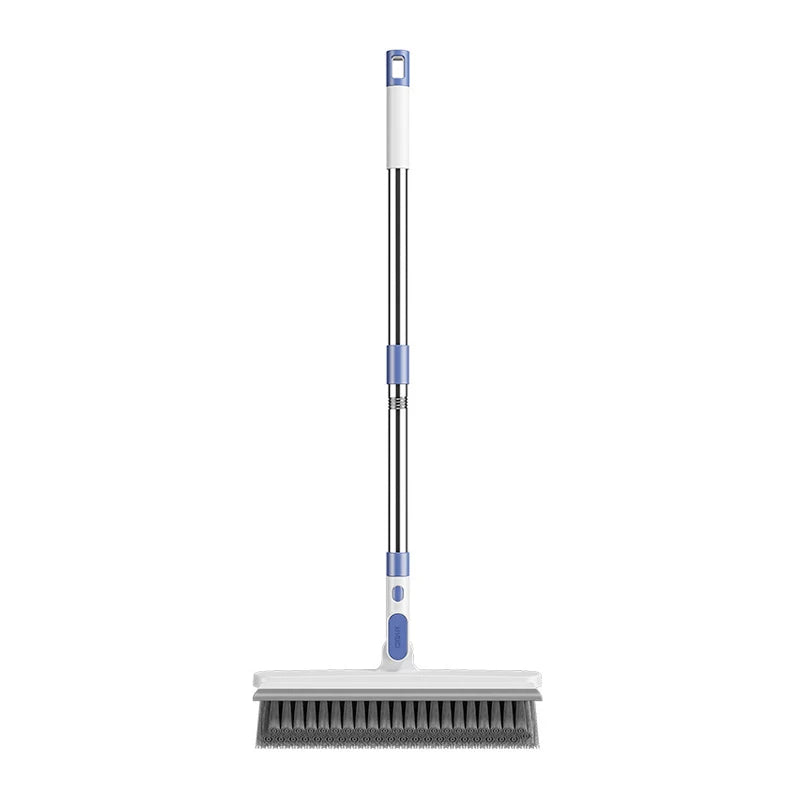 V-Shaped Gap Cleaning Brush with Squeegee Long Handle