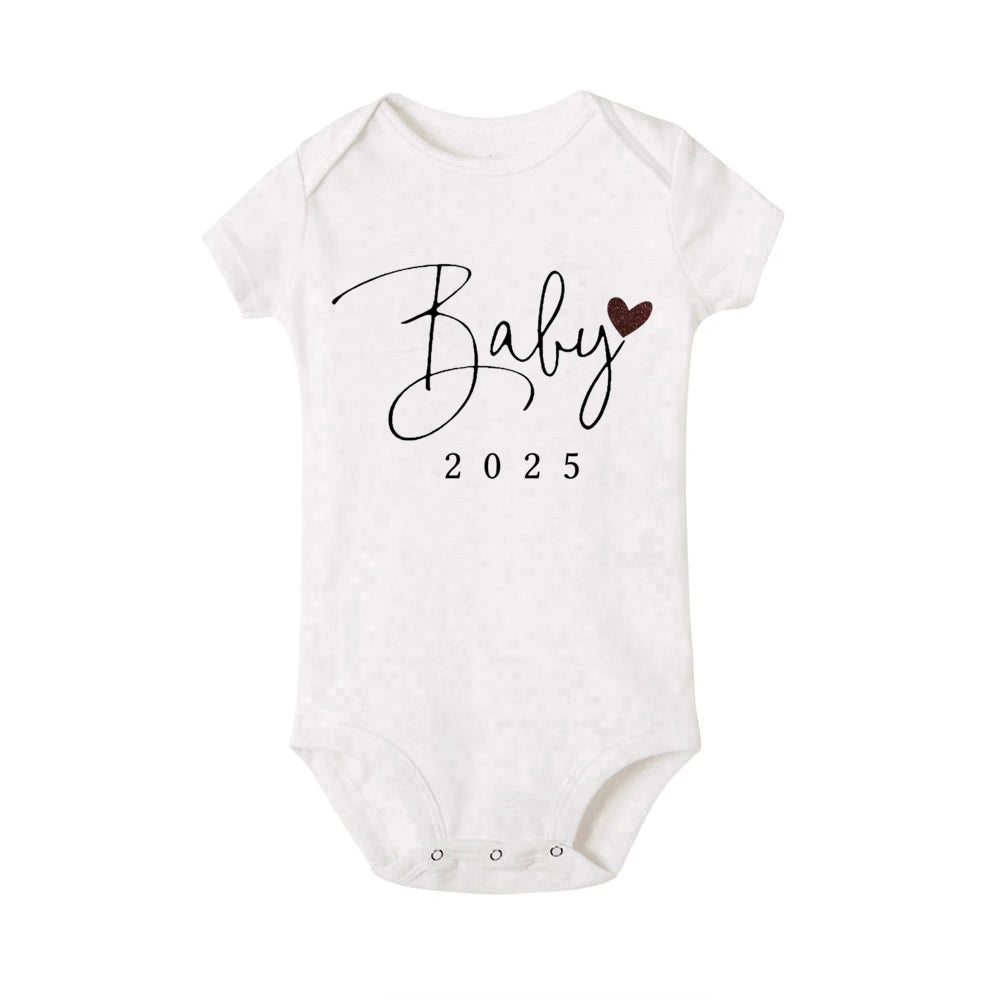 Baby Coming Soon 2025 Announcement Newborn Bodysuit