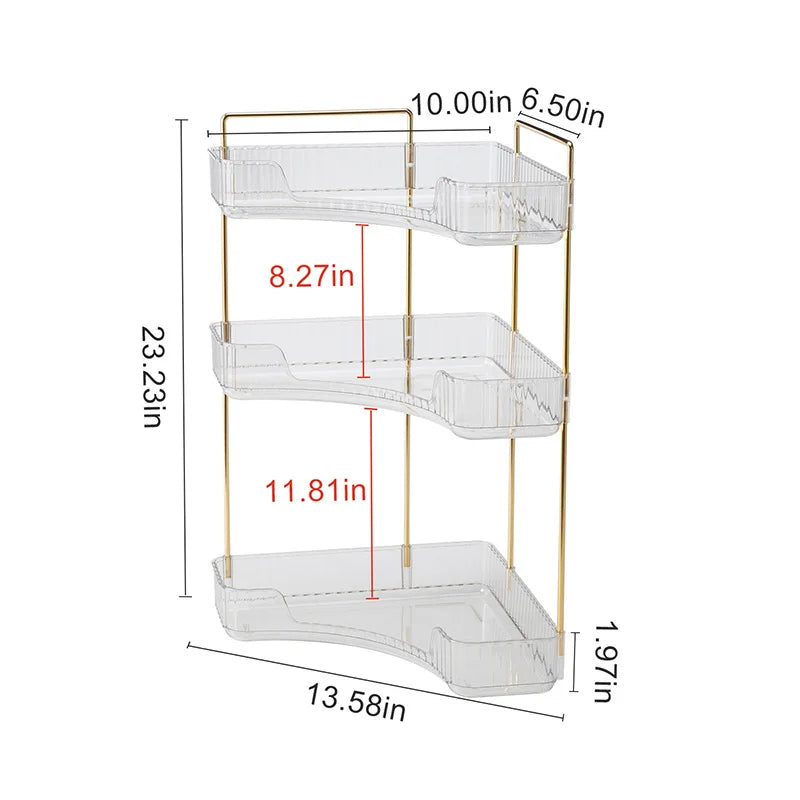 Makeup Storage Shelf Multi-function