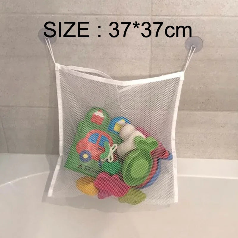 Baby Shower Bath Toys Storage Mesh with Strong Suction Cups