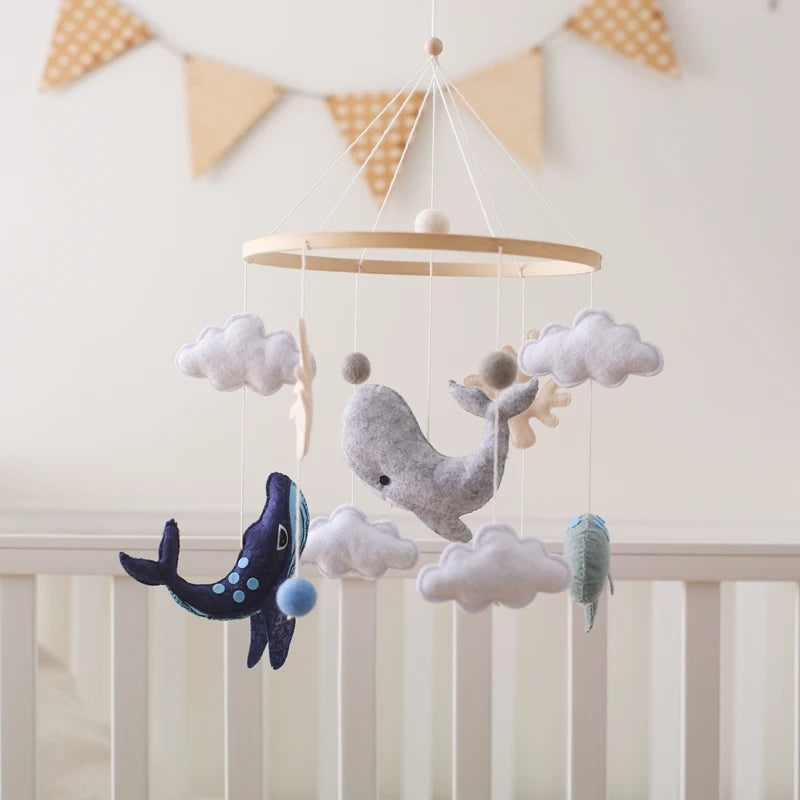 Baby Crib Mobile Bed Bell Rattle