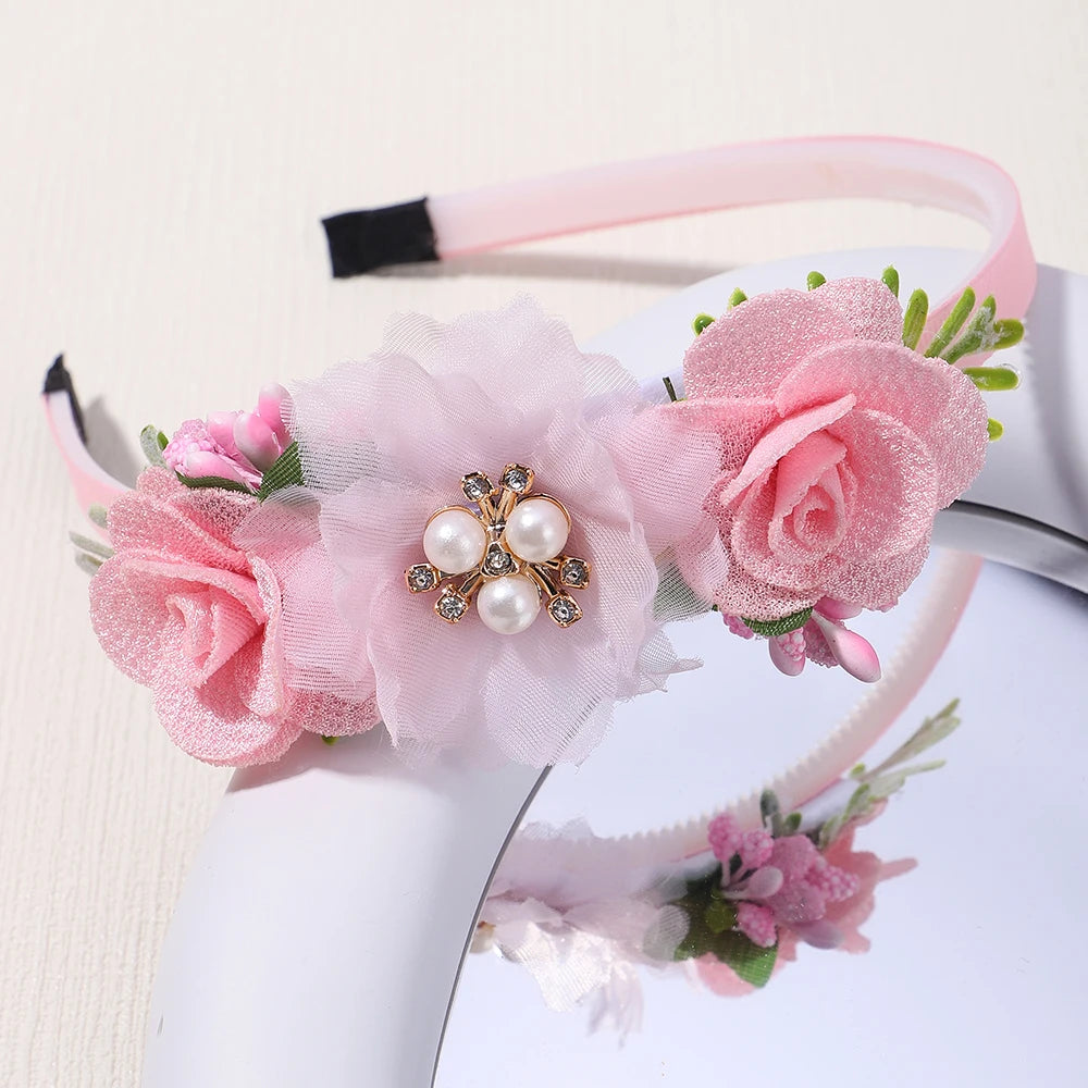 1pcs Hairband Artificial Flower Crown