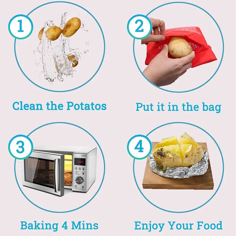 Microwave Potato Bag Reusable Express Microwave