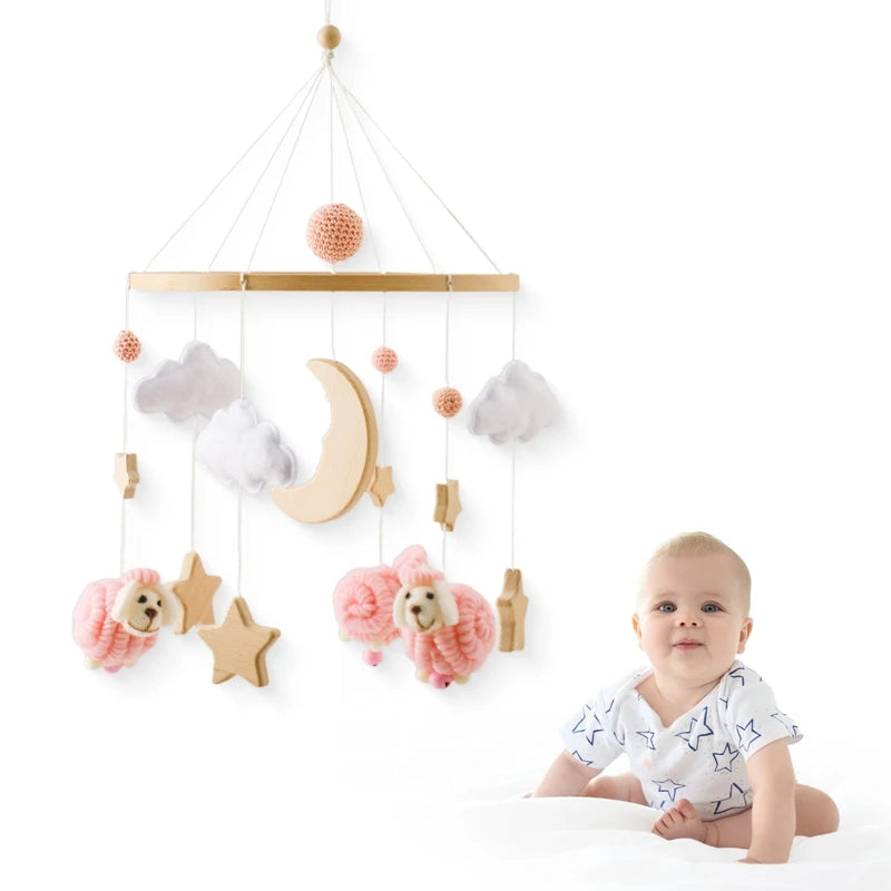 Baby Crib Mobile Bed Bell Rattle