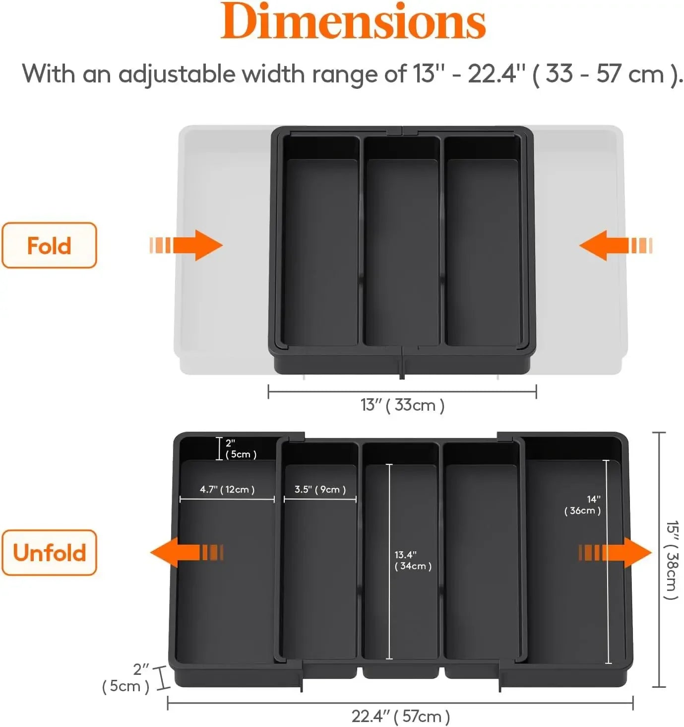 Kitchen Silverware Drawer Organizer